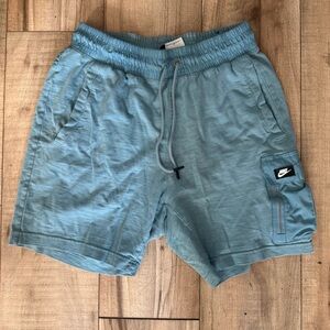 Nike Men's Blue Casual Shorts